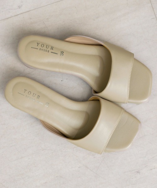 Bou Jeloud（ブージュルード）の「アシンメトリーミュール（サンダル・レディース・ベージュ/ブラック・38/36）」の17枚目の写真