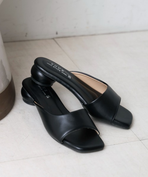 Bou Jeloud（ブージュルード）の「アシンメトリーミュール（サンダル・レディース・ベージュ/ブラック・38/36）」の19枚目の写真