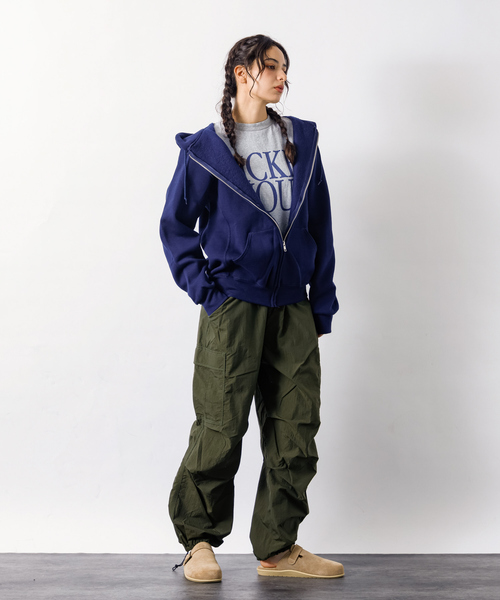 Lee（リー）の「【Lee/リー】フリーサイズ リラックスワイドカーゴパンツ FLeeasy CARGO)/フリージー/ユニセックス（カーゴパンツ・メンズ・インディゴブルー/ブラック/カーキ/ダークネイビー・フリー）」の18枚目の写真