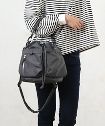 MAGASIN DE MODE Brew（マガジンデモードブリュー）の「【MAGASIN DE MODE Brew】e.e.p.ダブルポケットドロストショルダー SNBD（ショルダーバッグ）」