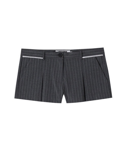 CRANK】LACE PLEATS MICRO PANTS（その他パンツ）｜CRANK