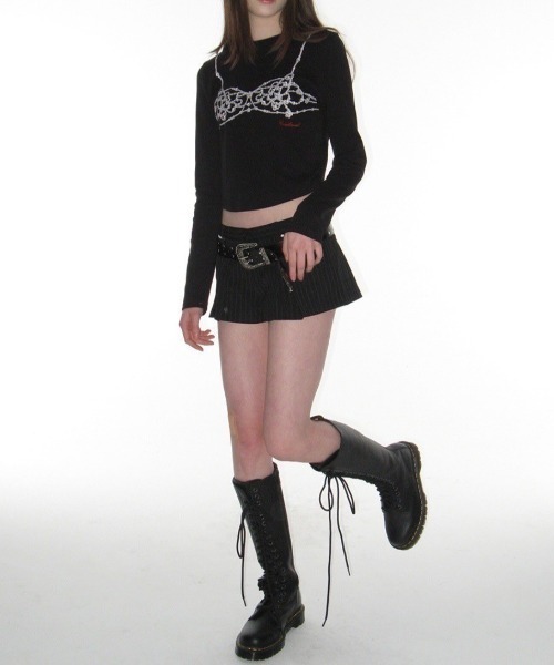CRANK】LACE PLEATS MICRO PANTS（その他パンツ）｜CRANK
