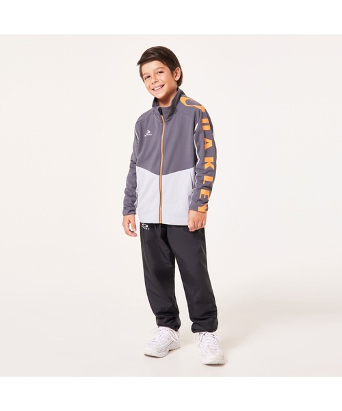 OAKLEY(オークリー)の「オークリー Ytr Tech Jersey Jacket 8.0 / JACKET ジャケット/ジャージ /キッズ・ユース /OAKLEY(ブルゾン・キッズ・グレー/ブラック・S/XS/M/L)」の3枚目の写真