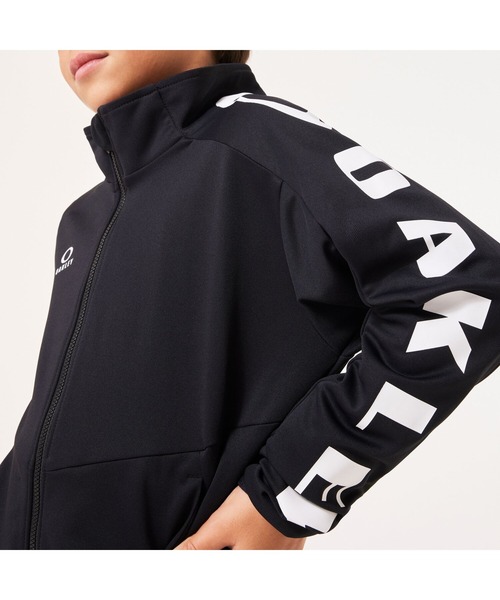 OAKLEY(オークリー)の「オークリー Ytr Tech Jersey Jacket 8.0 / JACKET ジャケット/ジャージ /キッズ・ユース /OAKLEY(ブルゾン・キッズ・グレー/ブラック・S/XS/M/L)」の4枚目の写真