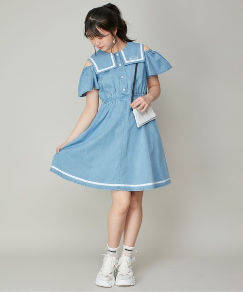 JENNI(ジェニィ)の「チュールフリルマルチポケット(ショルダーバッグ・キッズ・オフホワイト/ラベンダー/ブラック・F)」の13枚目の写真