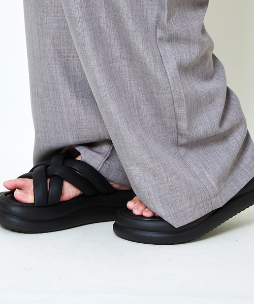 GORGE(ゴージ)の「ワイドパンツ(その他パンツ・レディース・ブラック/チャコール・F)」の3枚目の写真