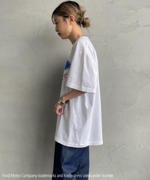 GOOD ROCK SPEED グッドロックスピード Ford サンダーバードロゴプリントピグメントTシャツ 25FOD104W【クリックポスト可】 GOOD ROCK SPEED グッドロックスピード フォード Ford