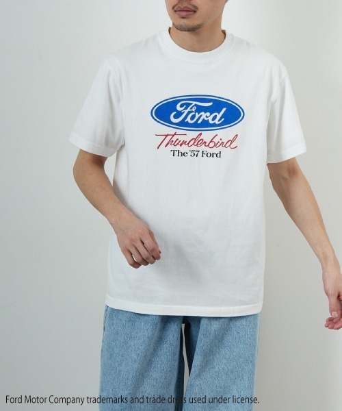 GOOD ROCK SPEED グッドロックスピード Ford サンダーバードロゴプリントピグメントTシャツ 25FOD104W【クリックポスト可】 GOOD ROCK SPEED グッドロックスピード フォード Ford