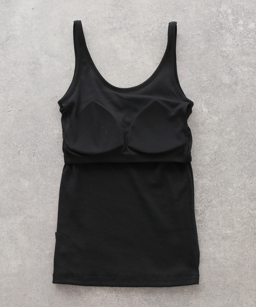 Spick & Span（スピックアンドスパン）の「《追加》カップ付きキャミソール 2（インナーウェア/肌着・レディース・チャコールグレー/アイボリー/ブラック/ベージュ・38/36/34）」の14枚目の写真