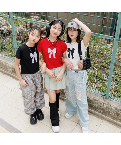 algy（アルジー）の「リボンチョーカー（その他雑貨・キッズ・ブラック・FREE）」の2枚目の写真