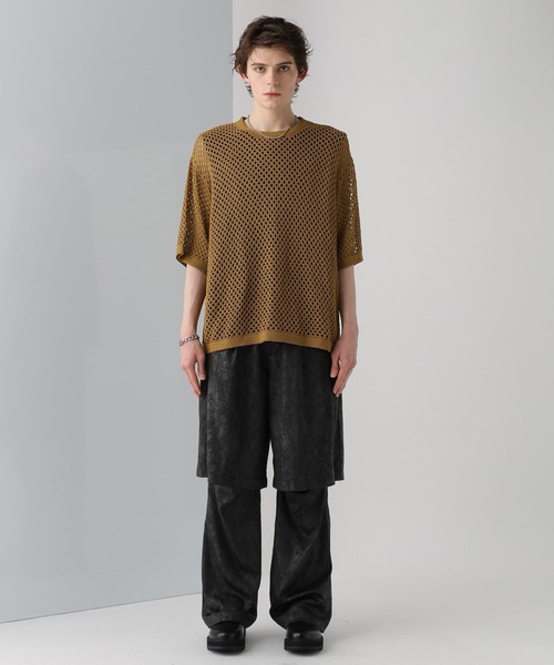 HARE（ハレ）の「2WAYレイヤードパンツ(HARE)（その他パンツ・メンズ・ブラック/パープル・FREE）」の4枚目の写真