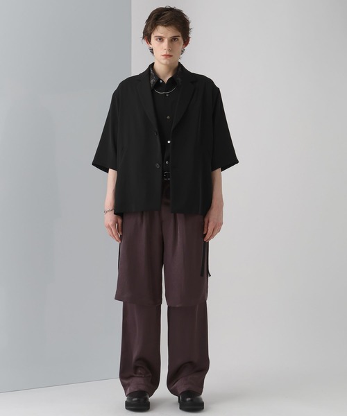 HARE（ハレ）の「2WAYレイヤードパンツ(HARE)（その他パンツ・メンズ・ブラック/パープル・FREE）」の6枚目の写真