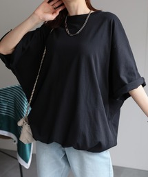 ドローコードドルマンシルエットTシャツ