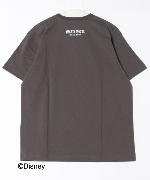 ANTIBAL（アンティバル）の「【ANTIBAL】ミッキーマウス”MUSIC IN MY LIFE”プリント ショートスリーブTシャツ（Tシャツ/カットソー・メンズ・ホワイト/グリーン/チャコールグレー・2/3/4）」の4枚目の写真
