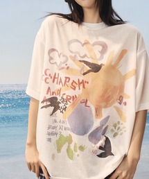 Harsh and Cruel 半袖 シャツ プリント ロゴ ユニセックス HARSH AND CRUEL｜ハーシュアンドクルーエルのTシャツ