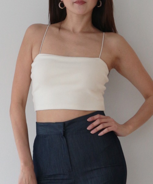 AMBIENT(アンビエント)の「カップインキャミソール(キャミソール・レディース・ホワイト/アイボリー/ブラック・FREE)」の3枚目の写真