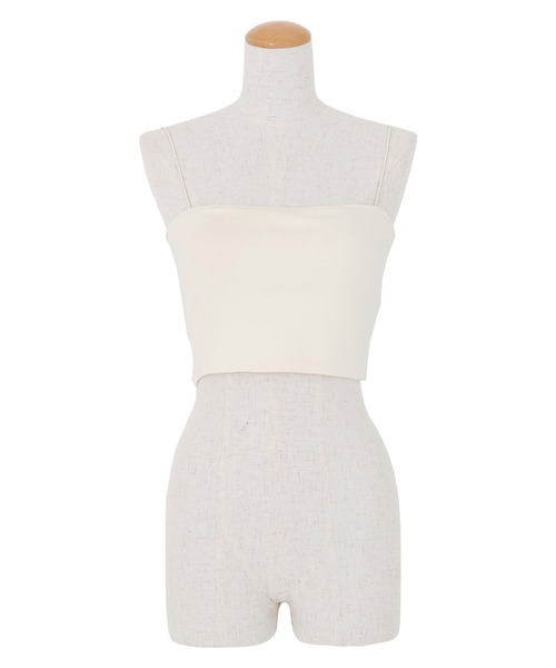 AMBIENT(アンビエント)の「カップインキャミソール(キャミソール・レディース・ホワイト/アイボリー/ブラック・FREE)」の5枚目の写真