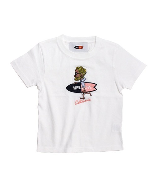 MELLOW(メロー)の「Mr.MARVIE MINI TEE(Tシャツ/カットソー・キッズ・ホワイト/グリーン/ピンク/ブラック・90cm/110cm/130cm/150cm)」の13枚目の写真