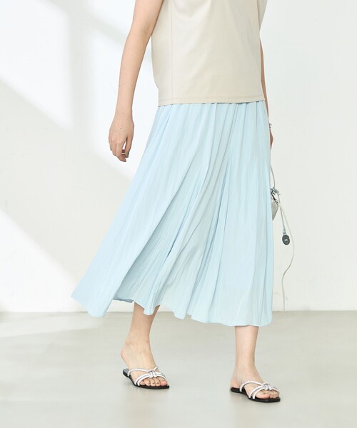 セール】ウォッシャブル割繊フレアスカート（スカート）｜NOLLEY'S