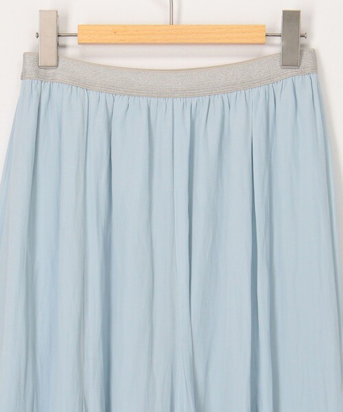 NOLLEY’S(ノーリーズ)の「ウォッシャブル割繊フレアスカート(スカート・レディース・オフホワイト/サックスブルー/ネイビー・36/38)」の4枚目の写真