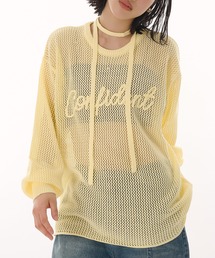 cord embroidered mesh knit / コード刺繍メッシュニット