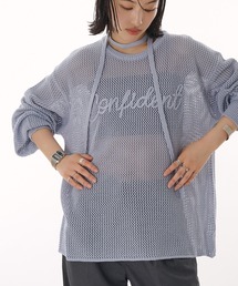 cord embroidered mesh knit / コード刺繍メッシュニット