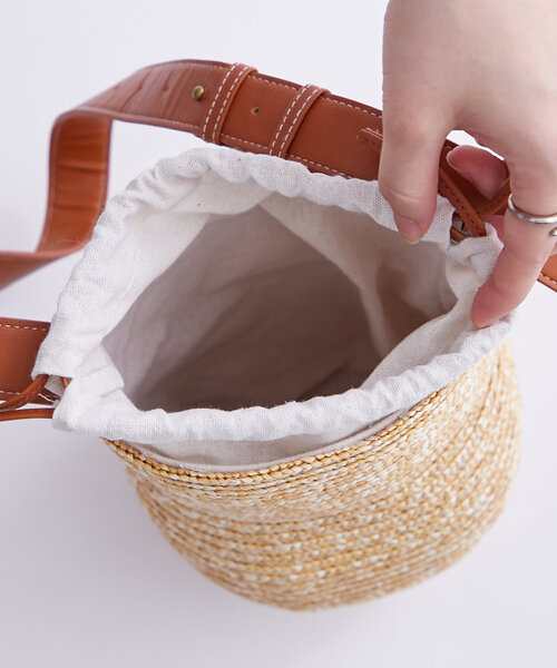 美品タンタン今期　ベージュ ストロー トートバッグ won-2116-beige-2.jpg?v=