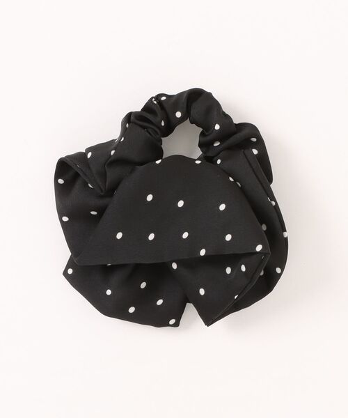 IMARI（イマリ）の「【 IMARI / イマリ 】 ドット ダブルフリル シュシュ（シュシュ・レディース・ホワイト/ブラック・FREE）」の3枚目の写真