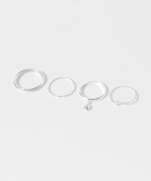 SMELLY（スメリー）の「4セットリング（リング・レディース・シルバー・-）」の5枚目の写真