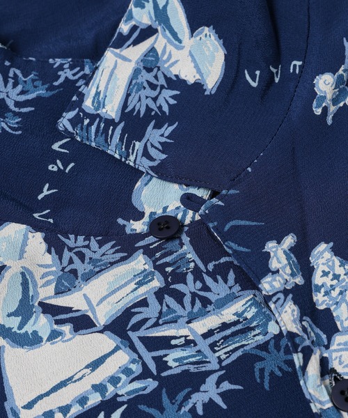 PORTER CLASSIC(ポータークラシック)の「ALOHA SHIRT HAWAIIAN HISTORY(シャツ/ブラウス・メンズ・レッド/ネイビー/イエロー/グレー・L/M)」の5枚目の写真