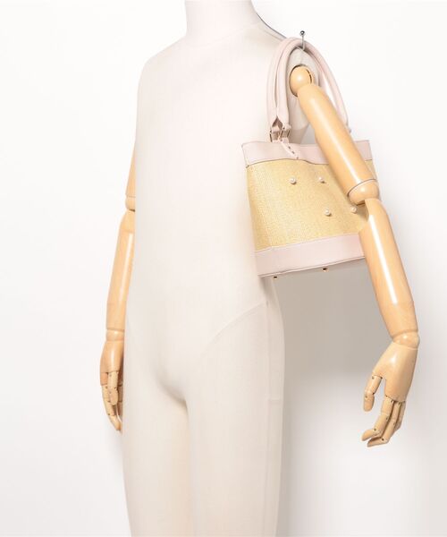希少入手困難♡大人気完売商品♡新品未使用タグ付♡vanillerかごバッグ♡ ハートチャーム付き パールスタッズ カゴバッグ le reve vaniller
