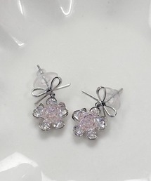 ミニリボンピアス