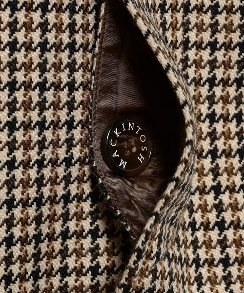 別注】MACKINTOSH / BALFIELD ウール ガンクラブチェック ラグラン