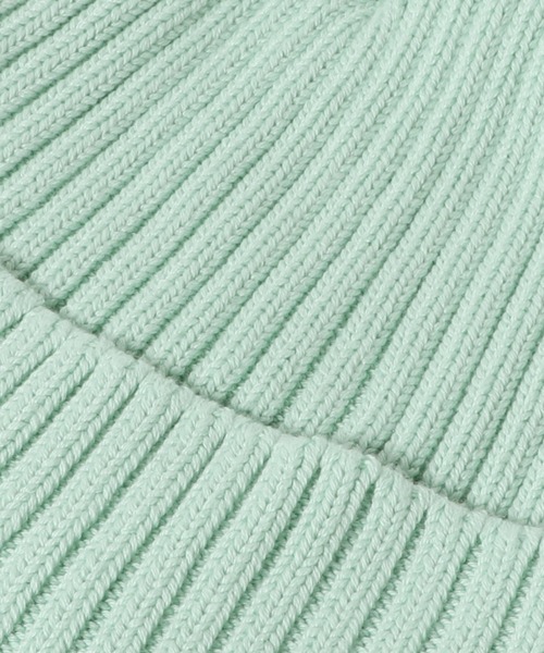 KIJIMA TAKAYUKI(キジマ タカユキ)の「KIJIMA TAKAYUKI / COTTON WATCH CAP(キャップ・メンズ・チャコールグレー/ライトグリーン/ブルー/オフホワイト・FREE)」の10枚目の写真