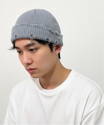 Anthe（アンテ）の「【Anthe】パンクカラーワッチCAP（ニットキャップ/ビーニー）」