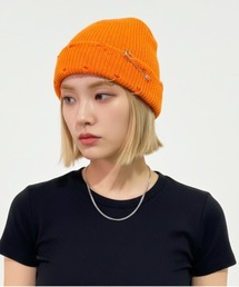 Anthe（アンテ）の「【Anthe】パンクカラーワッチCAP（ニットキャップ/ビーニー）」