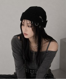 Anthe（アンテ）の「【Anthe】パンクカラーワッチCAP（ニットキャップ/ビーニー）」