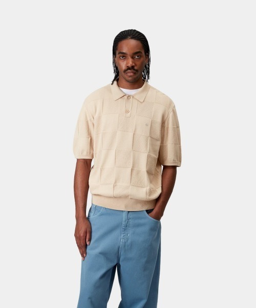 [CARHARTTWIP] S/S CHECKER POLO ★大人気★ Carhartt WIP S/S CHECKER POLO（カーハートワークイン