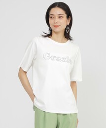 【カタログ掲載品】【接触冷感】【ウォッシャブル】超冷感コットンスムースホットフィットロゴTシャツ