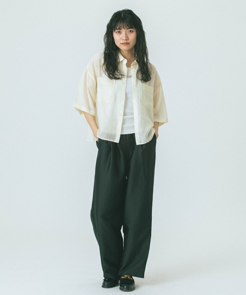 ROSE BUD◆REMAKELIKEPRINTSLEEVETOP/トップス/FREE/コットン/BLK/総柄 ROSE BUD(ローズバッド) / REMAKELIKEPRINTSLEEVETOP/トップス