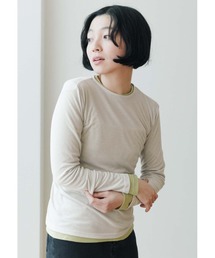 THREE FIFTY STANDARD シアーなカットソートップス