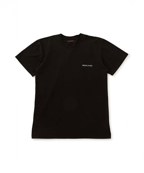 BLUE BLUE(ブルーブルー)の「SQUARE YOUR HAT Tシャツ(Tシャツ/カットソー・メンズ・ホワイト/ブラック・SMALL/LARGE/X-LARGE/MEDIUM)」の8枚目の写真