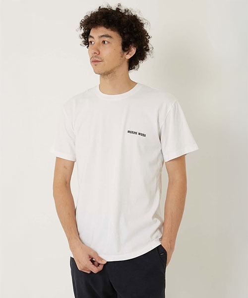 BLUE BLUE(ブルーブルー)の「SQUARE YOUR HAT Tシャツ(Tシャツ/カットソー・メンズ・ホワイト/ブラック・SMALL/LARGE/X-LARGE/MEDIUM)」の3枚目の写真