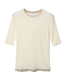 ESTNATION | ESTNATION / シアーテレコレイヤー Tシャツ(Tシャツ/カットソー)