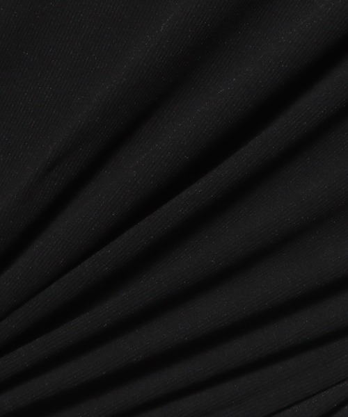 ESTNATION（エストネーション）の「ESTNATION / シアーテレコレイヤー Tシャツ（Tシャツ/カットソー・レディース・ブラック/アイボリー・FREE）」の9枚目の写真