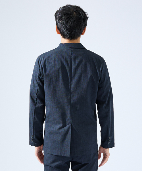 ABAHOUSE GRAY(アバハウスグレイ)の「【セットアップ対応】吸水速乾 リネンライク ジャケット / サマージャケット(テーラードジャケット・メンズ・ネイビー/モカ/チャコールグレー/ブルー・44/46/48/50)」の7枚目の写真