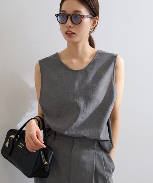 FRAMeWORK 強撚PEドロストシャツ