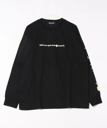 【Bk】天竺　プリントTシャツ
