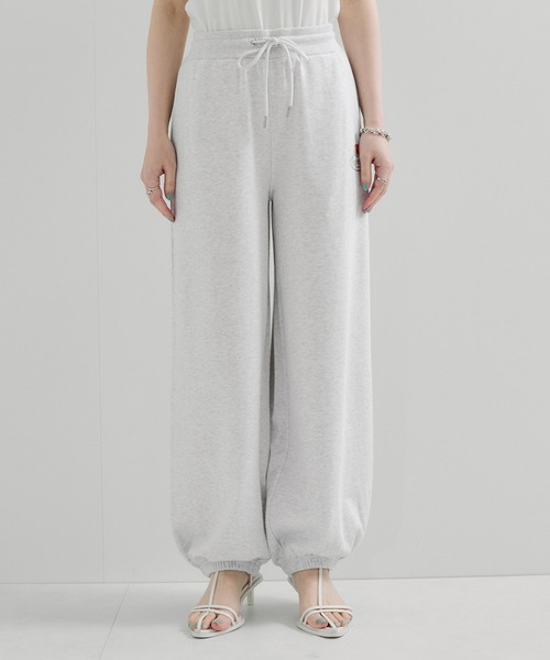 FRUIT OF THE LOOM（フルーツオブザルーム）の「【FRUIT OF THE LOOM】別注/スウェットパンツ（スウェットパンツ・レディース・ピンク系その他2/チャコールグレー/ライトグレー・FREE）」の9枚目の写真