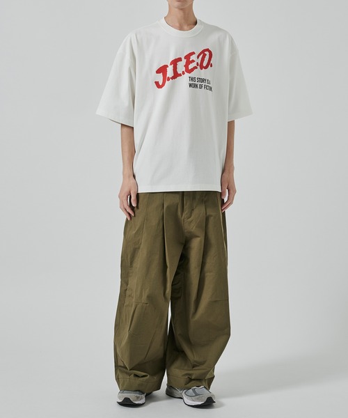 Jieda（ジエダ）の「別注 OVER SIZE PRINT TEE（Tシャツ/カットソー・メンズ・ブラック/ホワイト・FREE）」の3枚目の写真